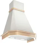 Вытяжка купольная Elikor Камин Грань 60П-650-П3Л (белый без обрамления)