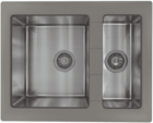 Мойка кухонная Florentina Комби 640К (серый шелк)