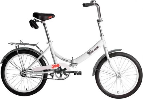 Велосипед Forward Kama 20 (1 ск., рост 14, 2023, белый/серебристый, RB3K013E9XWHXSR)