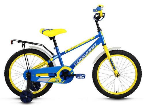 Велосипед Forward Meteor 18 синий/желтый