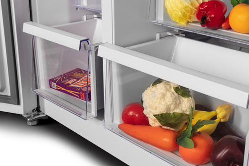 Холодильник Hyundai CS6073FV (белое стекло)