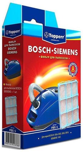 Фильтр для пылесоса Topperr 1140 FBS 5 (фильтр для пылесоса Bosch, Siemens)