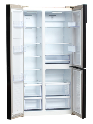Холодильник Hyundai CS6073FV (шампань стекло)