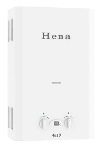 Проточный газовый водонагреватель Neva 4610 (белый)