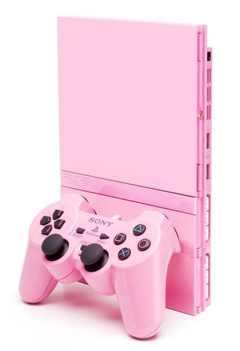 Игровая приставка Sony Play Station 2 (Pink) + 2x Dualshok and 1x Memory card