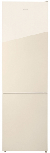 Холодильник Hiberg RFC-400DX NFGY (бежевое стекло)