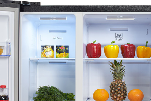 Холодильник Hyundai CS5003F (черная сталь)