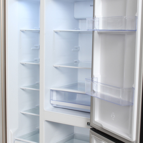 Холодильник Hyundai CS6073FV (шампань стекло)