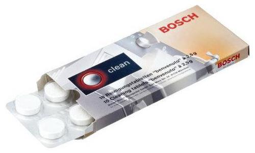 Аксессуар Bosch TCZ 6001 (таблетки для очистки систем кофемашины от эфирных масел, 10 таблеток)