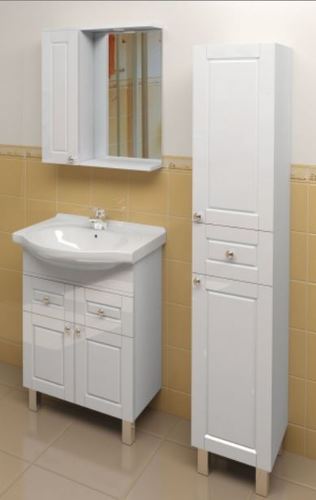 Мебель для ванной комнаты Аквалайф Зеркальный шкаф Толедо-60
