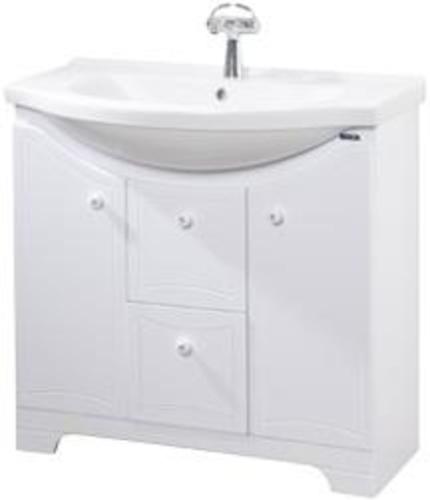 Мебель для ванной комнаты Aqualife Design Тумба-комплект Лион, с/2ящ, ум. Эльбрус 90