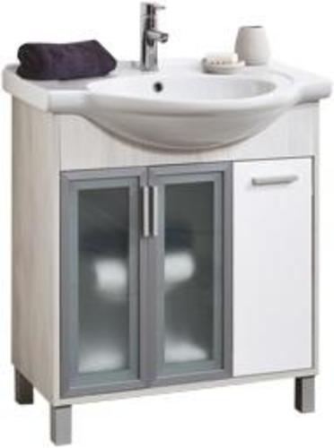 Мебель для ванной комнаты Aqualife Design Тумба-комплект Нью-Йорк, б/ящ, ум. Модерн 75, корзина, малибу