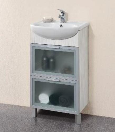 Мебель для ванной комнаты Aqualife Design Тумба-комплект Нью-Йорк, с/2ящ, ум. Аквалайф 55, малибу