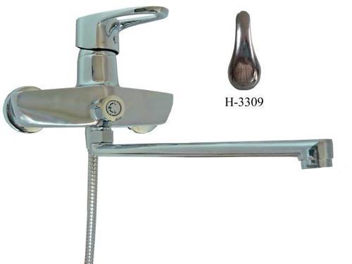 Смеситель для ванной комнаты Omega H-3309/10 дивертор, излив 40 см
