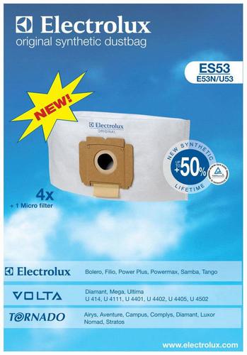 Фильтр для пылесоса Electrolux ES53 4 BAGS+1MF TO CUT