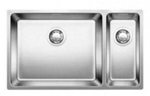 Мойка кухонная Blanco ANDANO 500/180-U нерж.сталь с клапаном-автоматом (чаша слева)