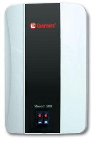Проточный электрический водонагреватель Thermex 500 Stream combi crome