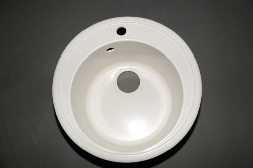 Мойка кухонная Novell MR01 (белый) без сифона 5101