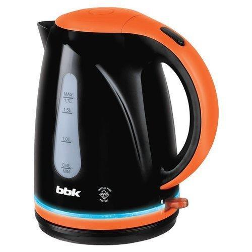 Чайник BBK EK 1701 P черный/оранжевый