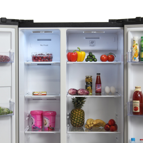 Холодильник Hyundai CS5003F (черное стекло)
