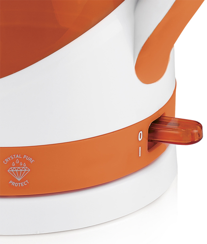 Чайник BBK EK 1700 P (белый/оранжевый)