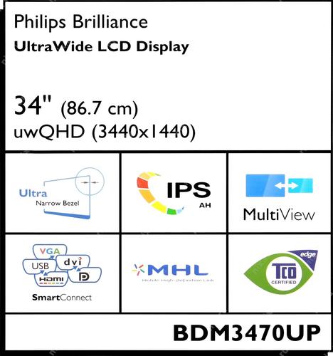 Монитор Philips BDM3470UP