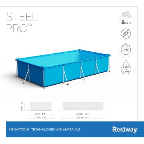Бассейн Bestway 56405 Steel Pro