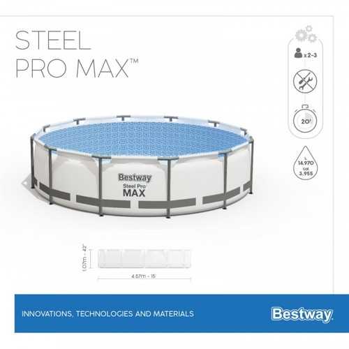 Бассейн Bestway 56488 Steel Pro Max 1195479