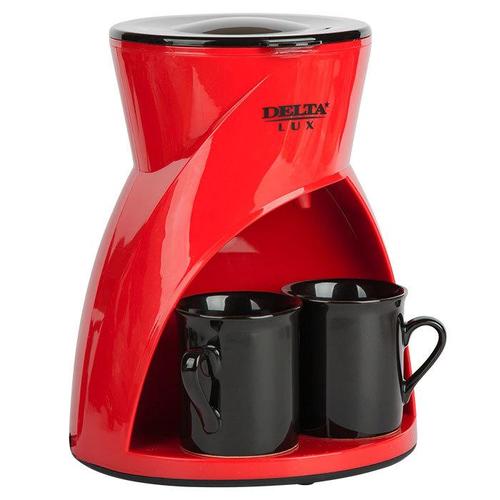 Кофеварка Delta Lux DL-8131 (красный)