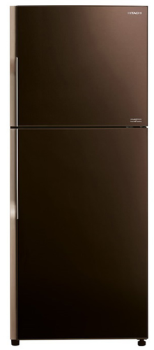 Холодильник Hitachi R-VG 472 PU8 GBW (коричневое стекло)