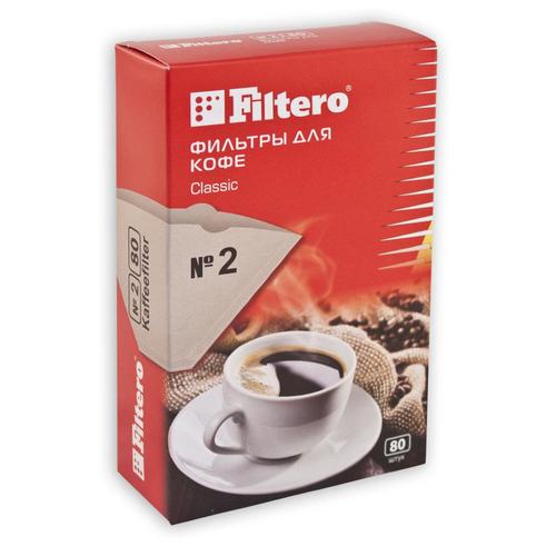 Фильтр для кофеварок Filtero 2/80 (фильтры для кофе)