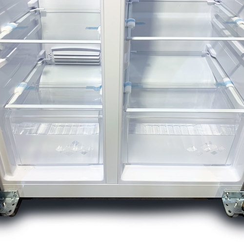Холодильник Ginzzu NFK-420 (серебристый)
