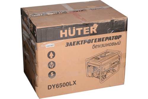 Электрогенератор Huter DY6500LX (с колёсами и аккумулятором)