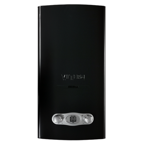 Проточный газовый водонагреватель VilTerm S10 (черный, природный газ 1,3)