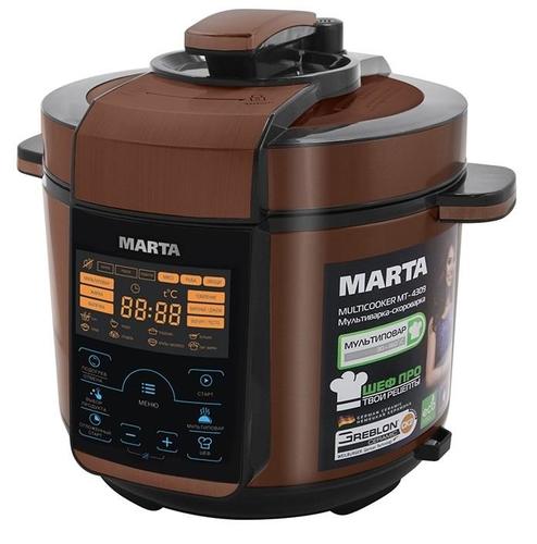 Мультиварка Marta MT-4309 (черный/медь)