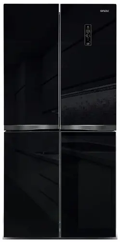 Холодильник Ginzzu NFI-4414 (черное стекло)