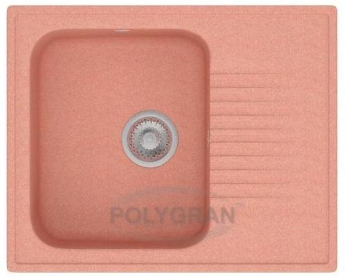 Мойка кухонная Polygran F-07 (розовый)