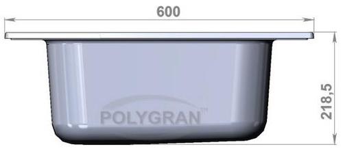 Мойка кухонная Polygran F-20 салатовый