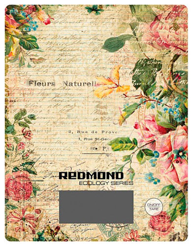 Весы кухонные Redmond RS-736 (цветы)