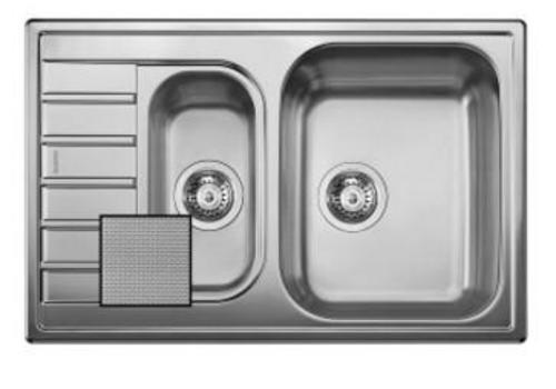 Мойка кухонная Blanco LIVIT 6S Compact нерж. сталь декор