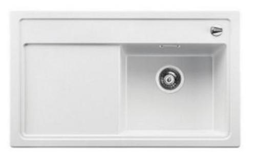 Мойка кухонная Blanco Zenar 45S (чаша справа/белый/с клапаном-автоматом)