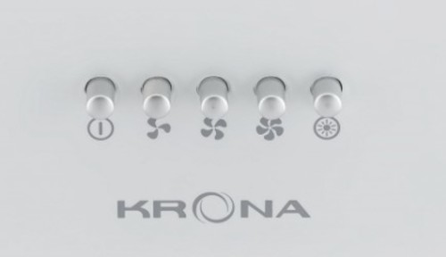 Вытяжка наклонная Krona Helga 500 (white/push button)