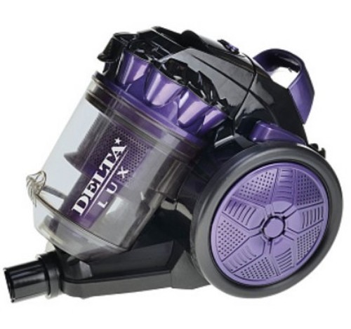 Пылесос Delta Lux DL-0830 (фиолетовый с черным)