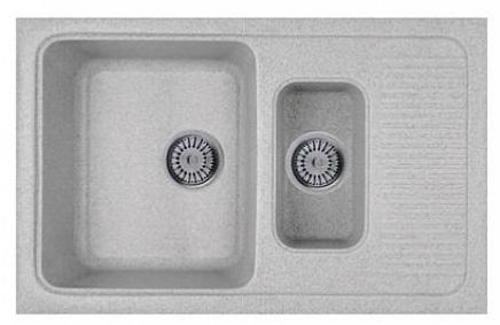 Мойка кухонная Whinstone Луара 1 1/2B 1D (арт. C09) серый