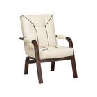 Кресло Leset Модена Люкс Dundi 112/Dundi 108 (орех/бежевый)