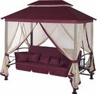 Садовые качели Удачная мебель Пальмира (винный, A31.T02)