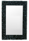 Зеркало для ванной Lustro Pompea Rectangle Black (80х90)