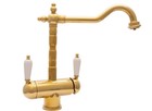 Смеситель Florentina Ария (золотистый)