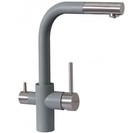 Смеситель Florentina Кристалл FL (серый шелк)