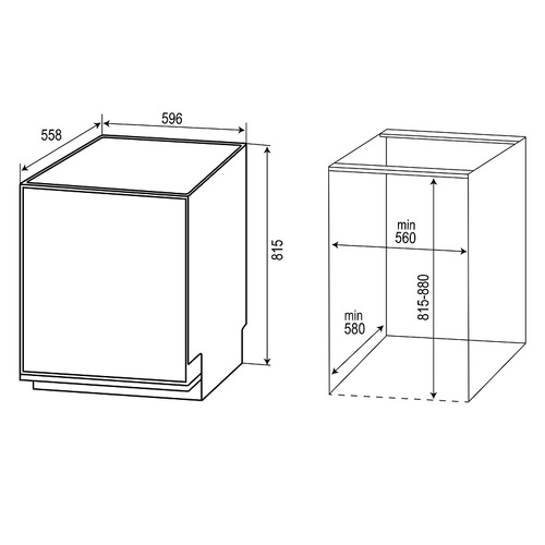 Встраиваемая посудомоечная машина Zigmund Shtain DW 301.6